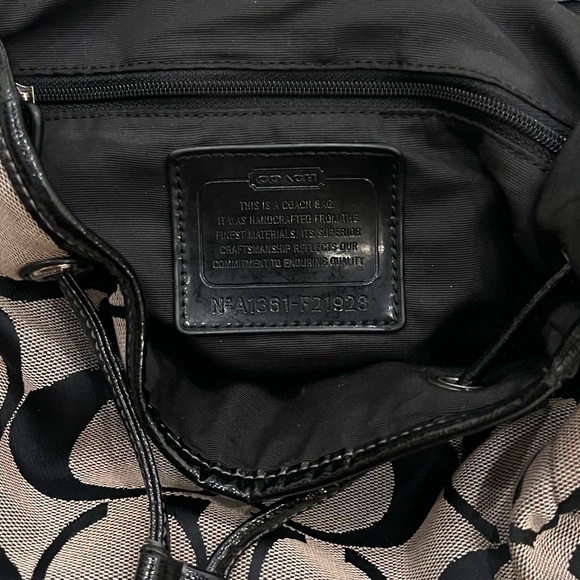 Coach Canvas Backpack - Picture 9 of 12